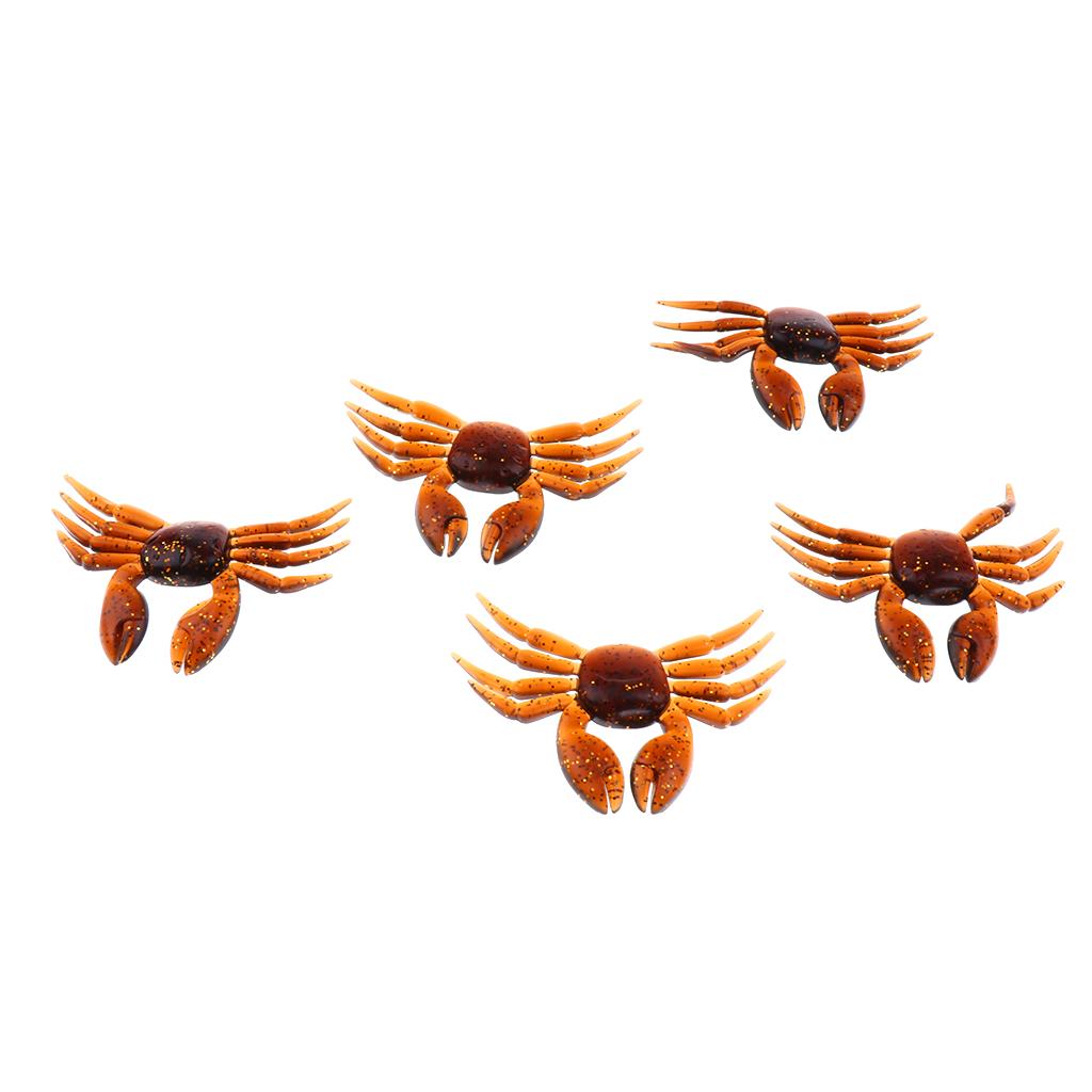 5Pcs Silica Gel Soft Fishing Lure Lures Saltwater Artificial