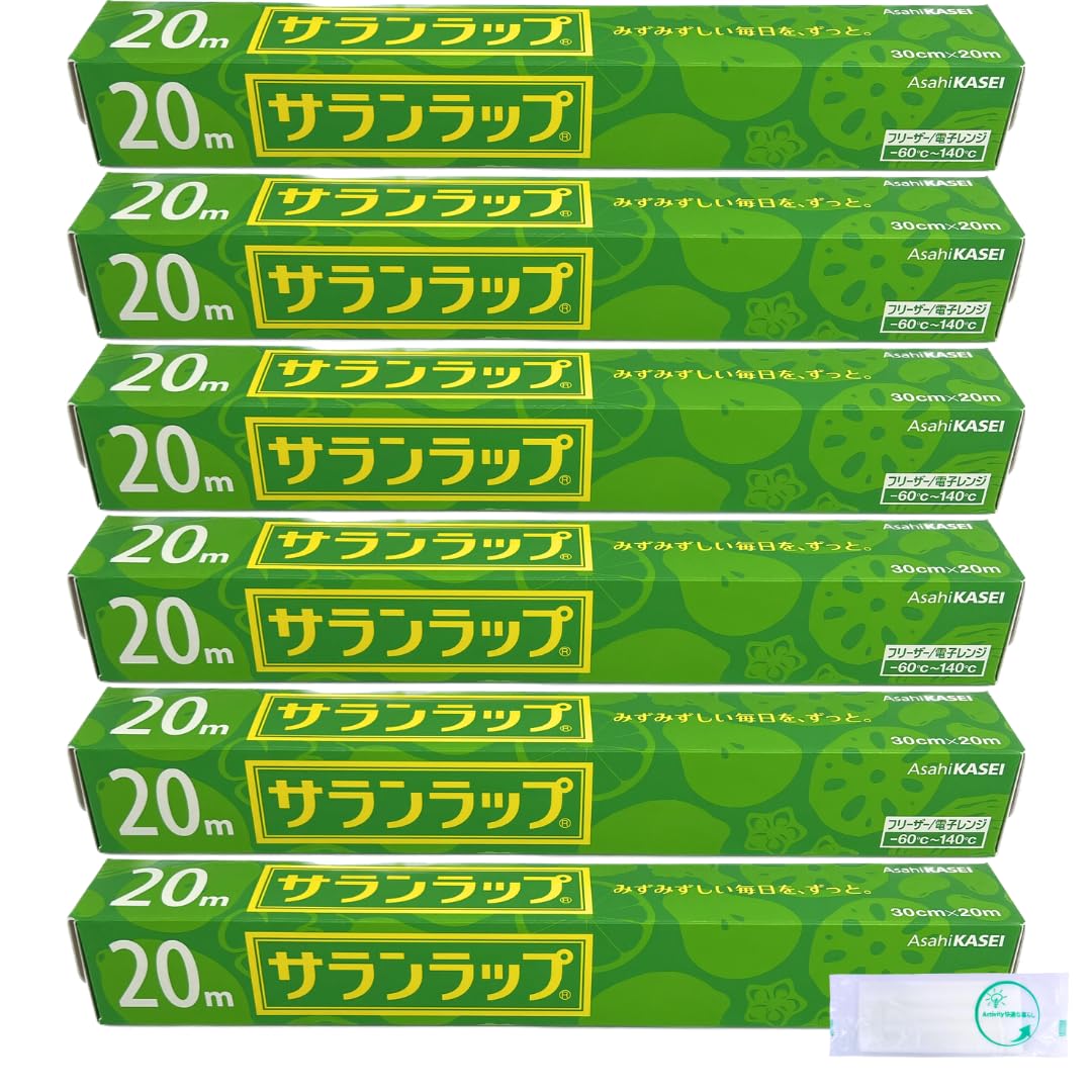 

Asahi Kasei Home Saran Wrap Food Packaging Wrap Film Regular 30cm x 20m x 6 pieces official wet sheet [Activity included]