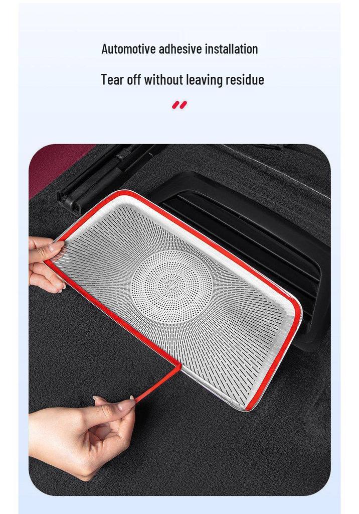 Third Gen NIO ES8 Under-Seat Air Vent Cover: Air Conditioning Protection & Decorative Accessory for 26 Models