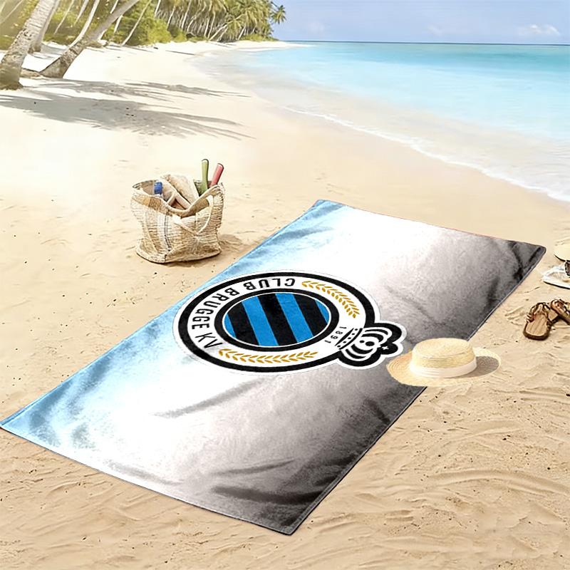 Club Brugge KV Print Beach Towel, Large Soft Quick Dry Towel for Beach Camping Swimming