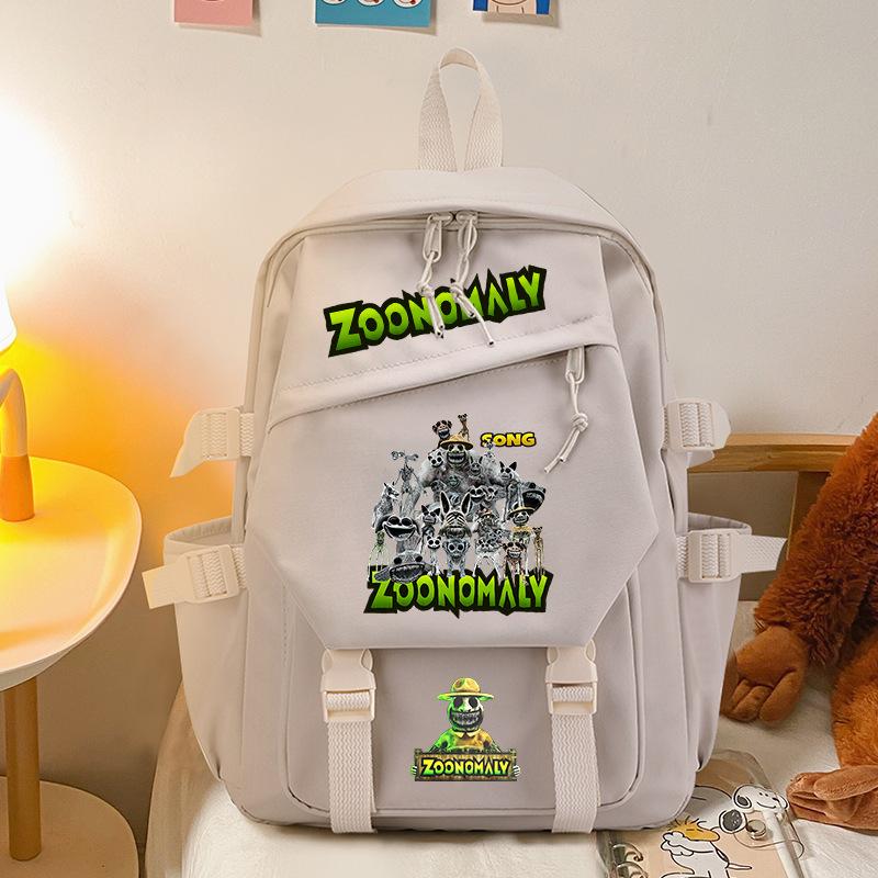 Freak Zoo Cartoon Animation Foreign Style School Bag Elementary and Secondary School Students Versatile Zoonomaly Macaron Backpack Tide