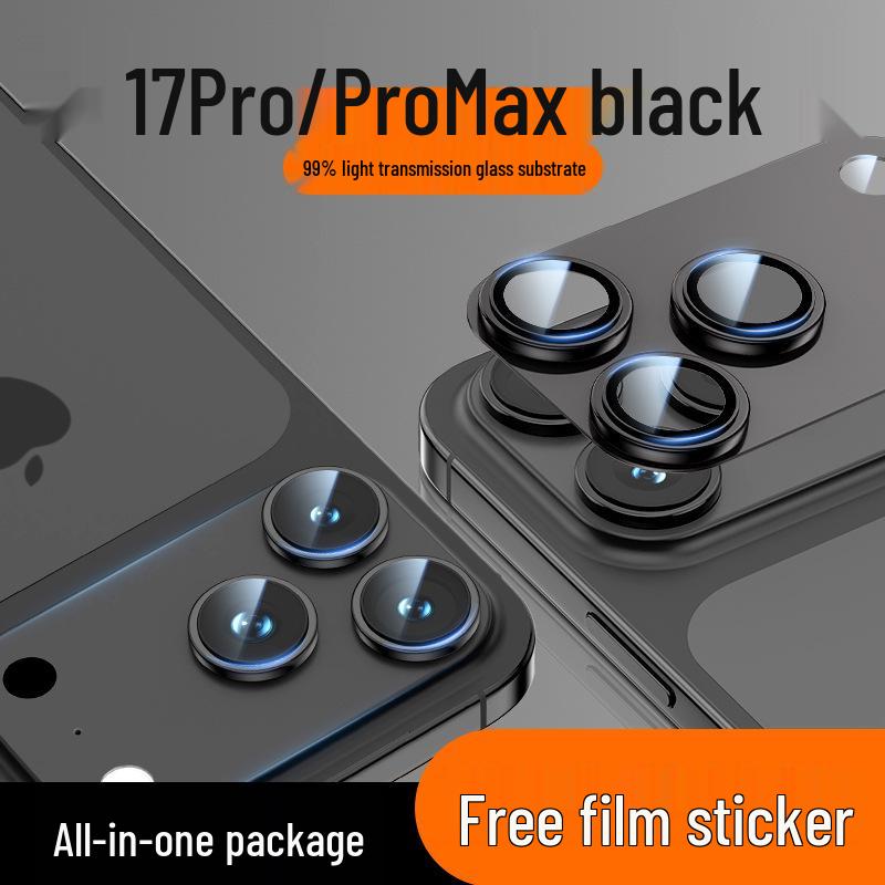 iPhone 17 Pro Max Metal Armor Lens Film: CD Pattern Integrated Protective Camera Film 16