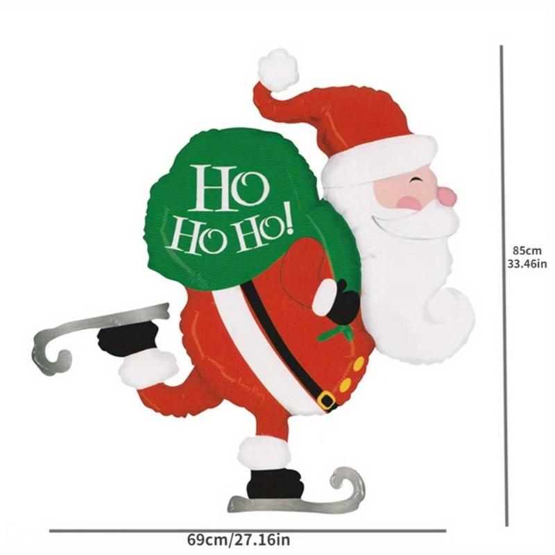 

Фольгированный шар «Рождественская елка», 48 дюймов, с рисунком Санты, пряничного человечка и леденца, рождественский декор для дома, украшение на Новый год и день рождения 48inch