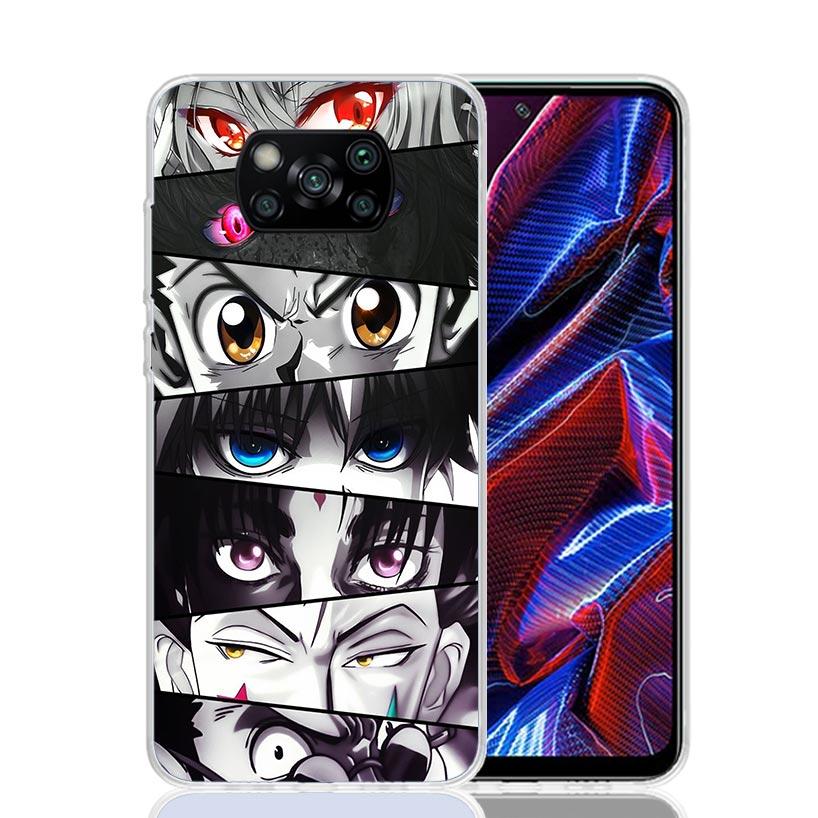 HXH X Hunter Anime Case Phone Cover for Xiaomi Redmi Note 10 9 9S 8 8T 7 5 Pro Mi 12T 11T 10T 9T 12 11 Lite A3 A2 Trend Fundas M