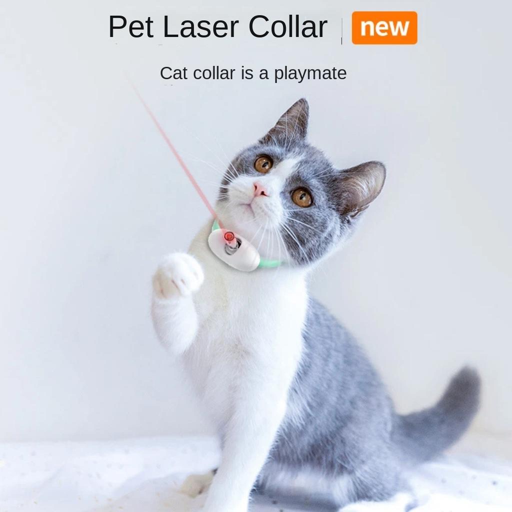 Intelligent Laser Cat Teasing Collar, Automatic Laser Pet Toy for Cat Exercise & Entertainment