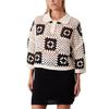 Edited Womens/Ladies Anaya Crochet Polo Shirt