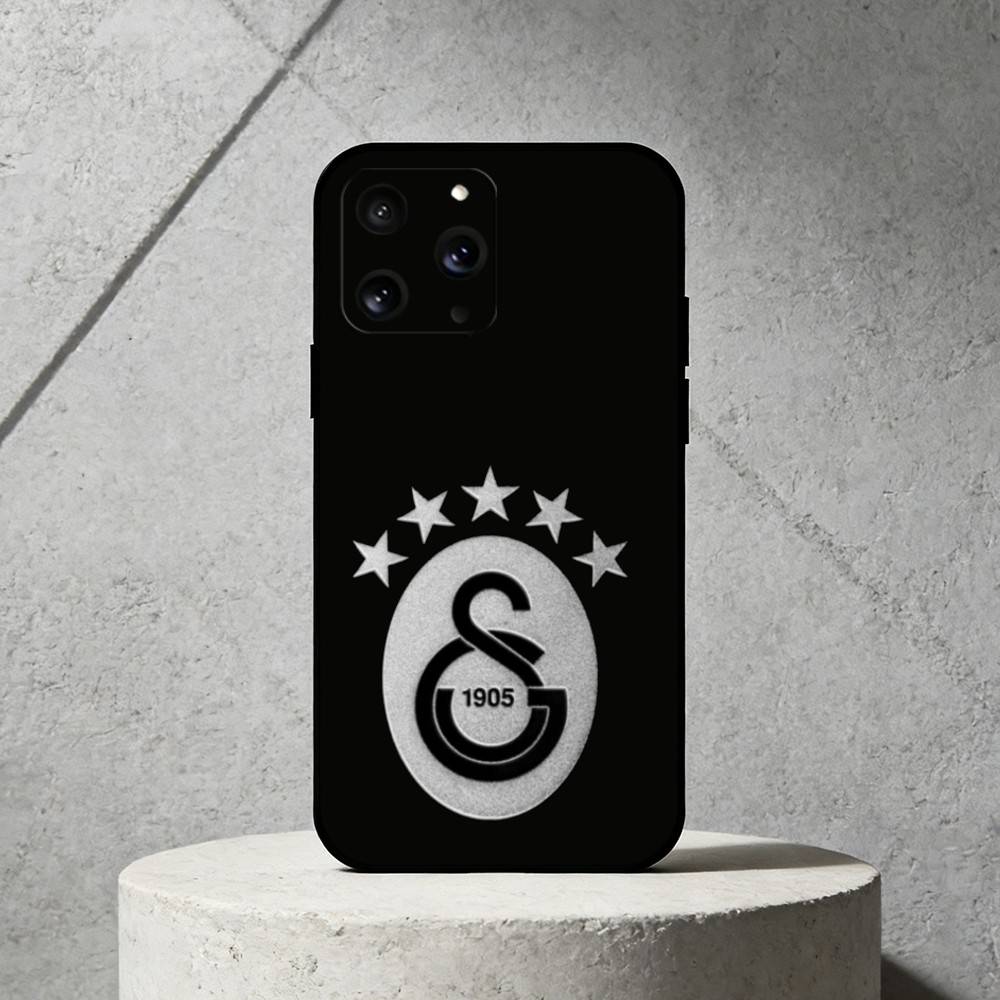 Coque de téléphone G-Galatasaray 1905 Silicone noir Souple Pour IPhone 17,16,15,14,13,12,11,SE,Plus Pro Max