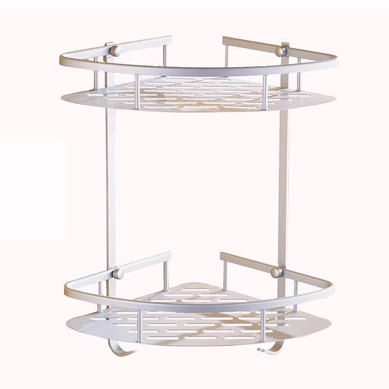 Punch-Free Space Aluminum Bathroom Shelf - Three-Layer Tripod with 1.2 Triangle Plate
