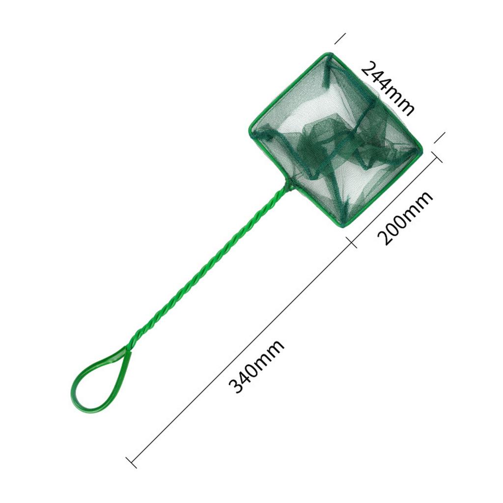 Portable Fishing Net Aquarium Fish Tank Catching Fish Landing Floating Filter Pond Pool Leaves Skimmer Net 3/4/5/6/8/10/12 Inch