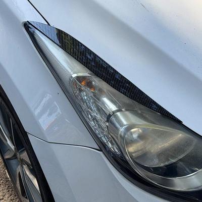 Scheinwerfer-Augenbrauen-Zierleisten aus Kohlefaser für 2012-2016 Hyundai Elantra