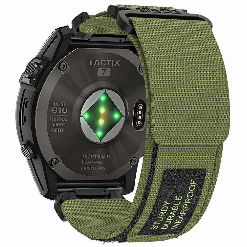 

Для Garmin Fenix 7X/7X Pro/Tactix 7 Ремінець для годинника 26 мм Регульований спортивний браслет Швидкознімний Army Green