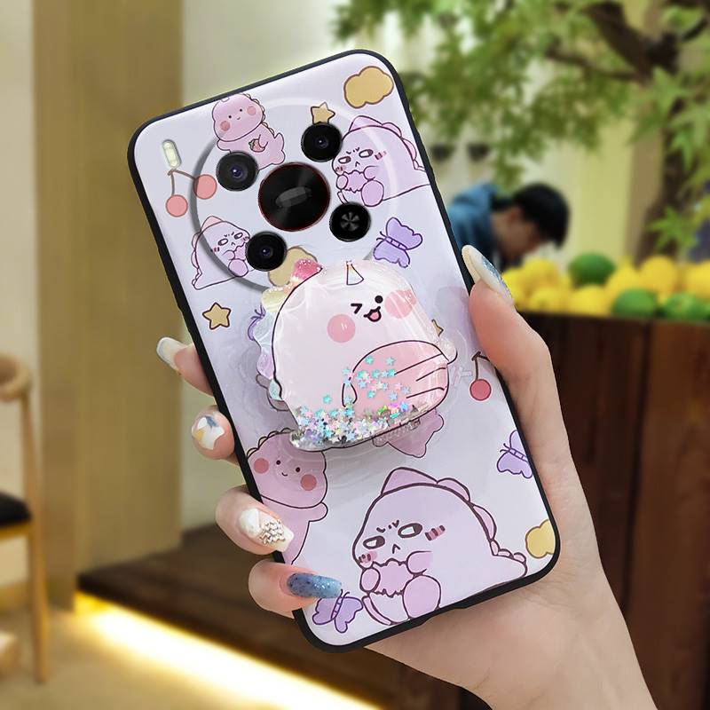 Husă Telefon cu Suport Rotativ Impermeabil Pentru ZTE Blade V70 Max/Nubia V70 Max Husă Spate Rezistentă la Murdărie Design la Modă Drăguț