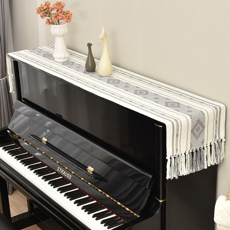 Handmade Woven Tassel Piano Dust Cover