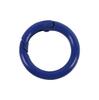 24mm Candy Color Round Metal Keychain - Handmade Spray Painted DIY Jewelry Accessory, Available In Multiple Colors