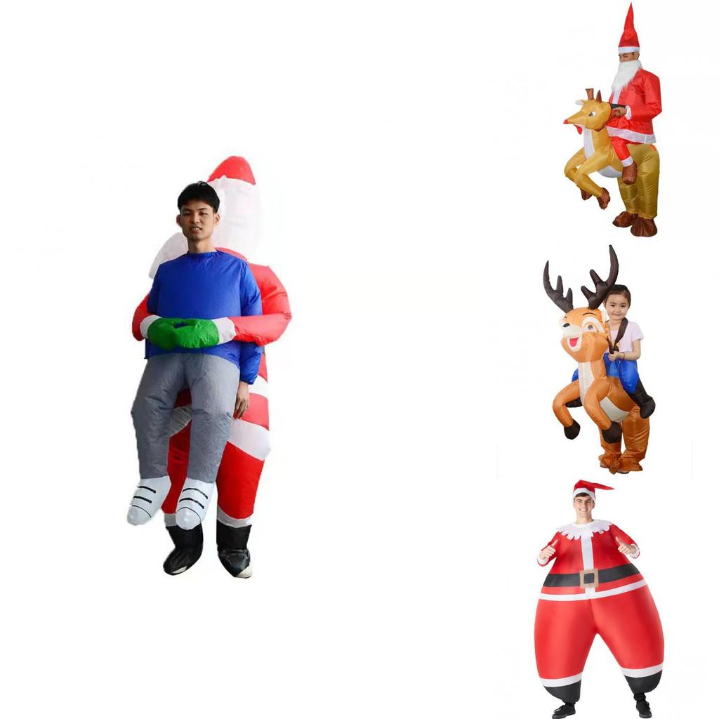 Premium Quality Christmas Inflatable Santa Suit For Party Cosplay