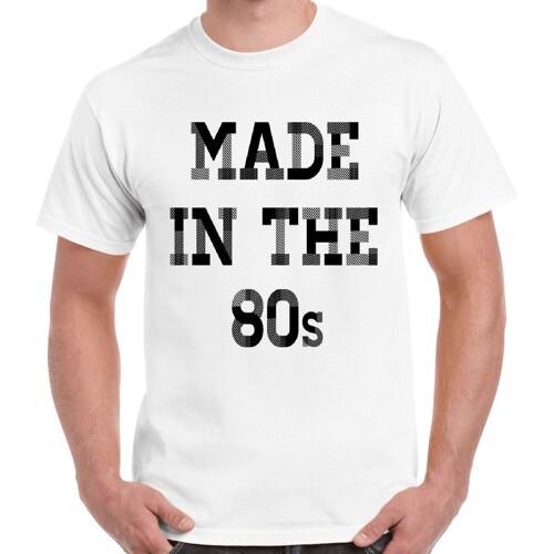 

Made in The 80s Present Hipster Men Women Birthday Gift Unisex T Shirt 2574 XL