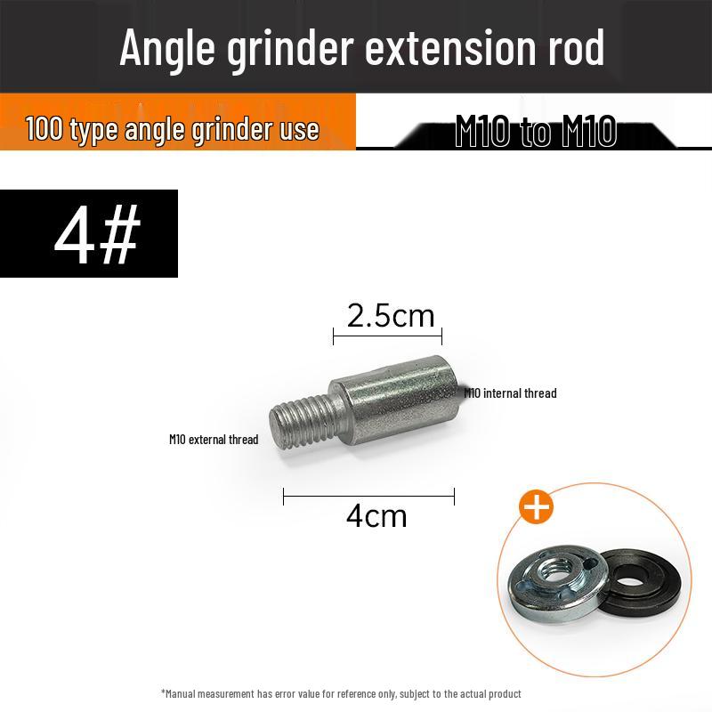 Angle Grinder Extension Shaft Adapter for Drill Conversion and Polishing