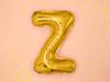 Balon Foliowy Litera "Z" Złoty 35 Cm