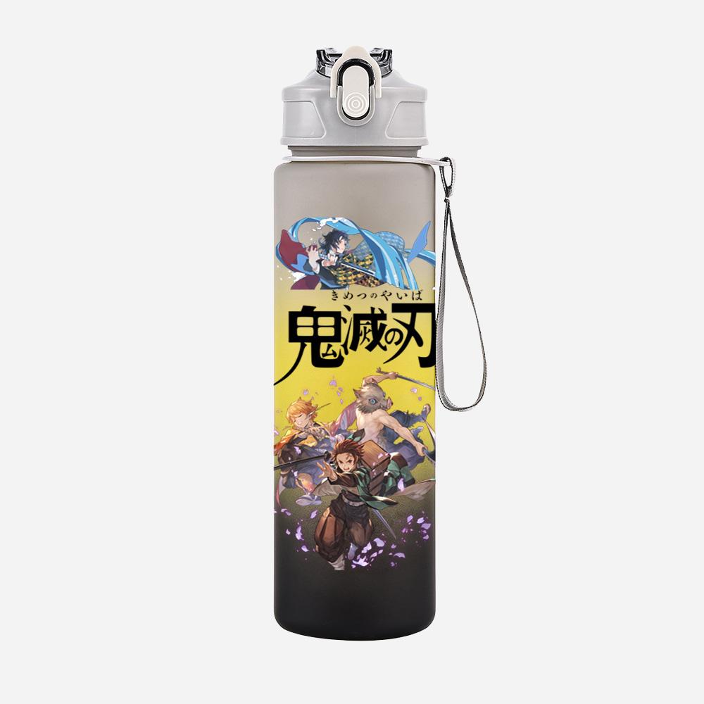 Anime New Demon Slayer Printed Large Capacity Drinking Cup Portable Outdoor Sports Water Cup Children 750Ml Water Bottle Kid Gift