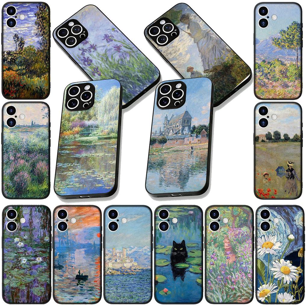 For Motorola Moto Edge 70 60 Fusion NEO Pro G Stylus G56 G57 G86 G96 G52 G04 G05 20 Case Claude Monet Impressionism Painter Art