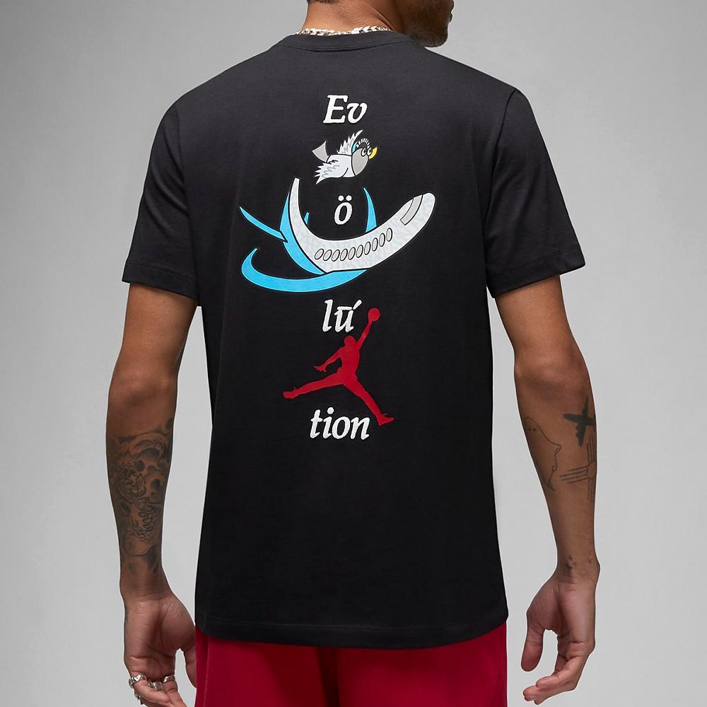 New Jordan T Shirts Men's Black FB7469-010