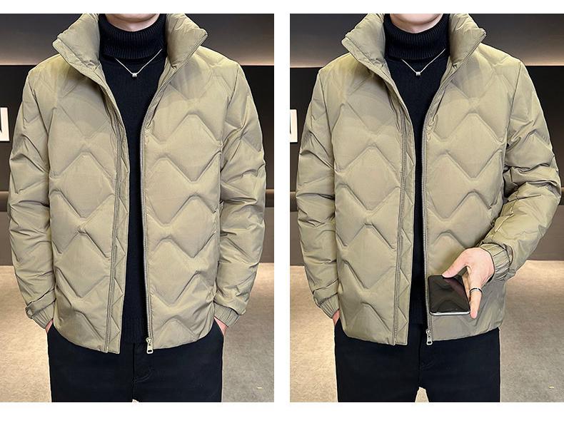 GX7782 Herrjacka med ståkrage och dun - Snygg och varm vinterjacka