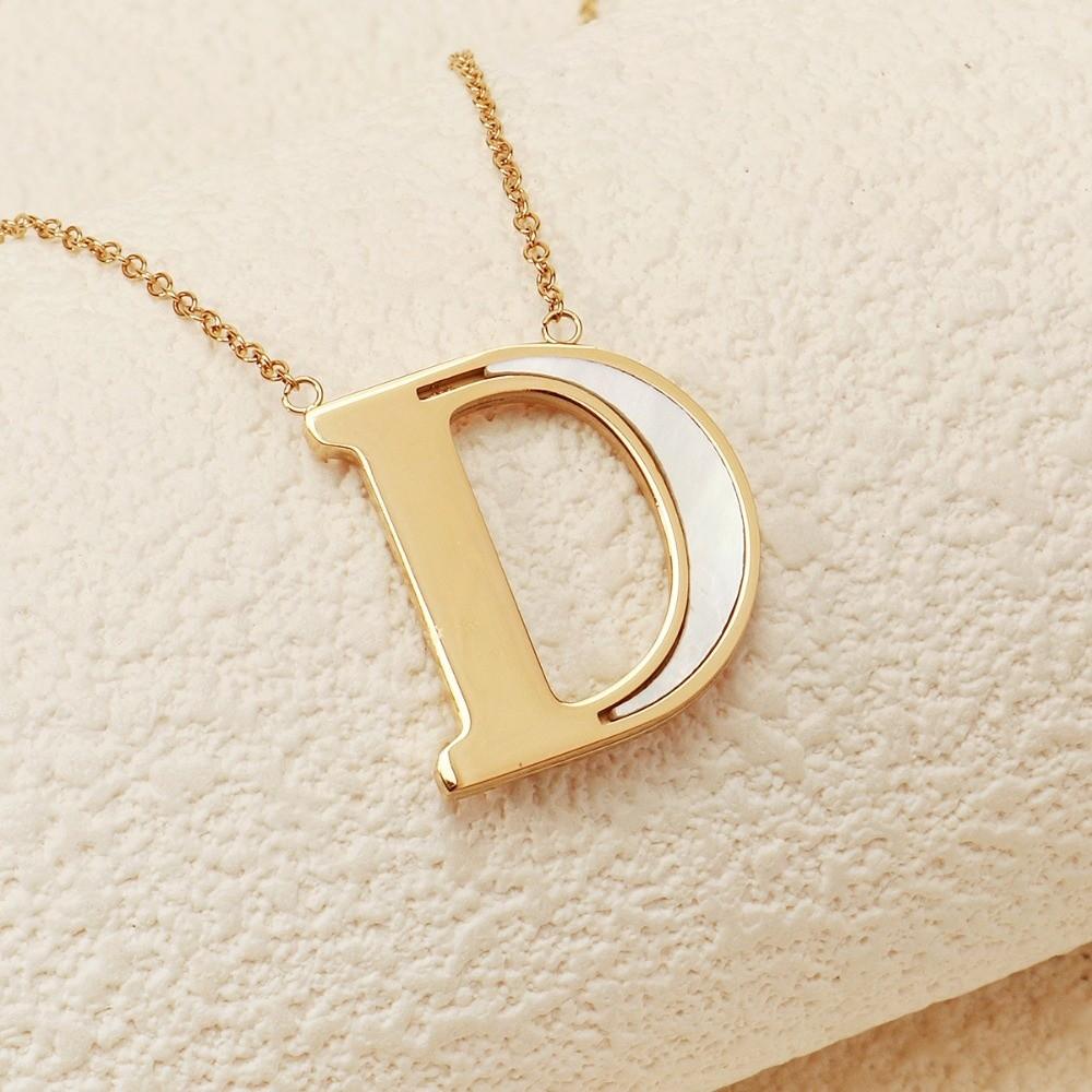 English Letter English Letter Necklace Combination Name Couple Clavicle Chain  Unisex