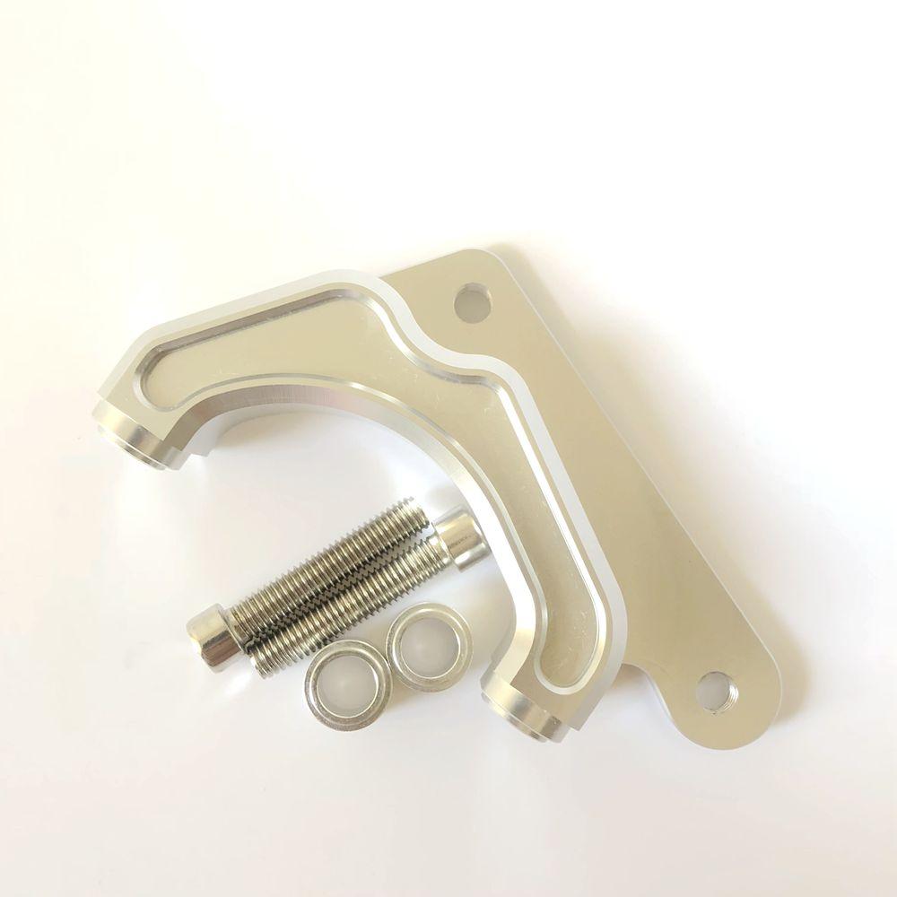 

Motorcycle 82mm Brake Caliper Bracket Adapter For RPM Adelin 82mm Radial Caliper For Honda Dio With 220mm Brake Disc Modified срібний