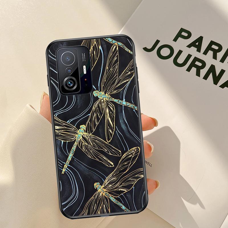 Dragonfly Animal Art Case For POCO X4 Pro X3 GT F1 F3 M3 M4 X3 Pro Phone Cover For Xiaomi 11T 12 Pro Mi 11 Lite