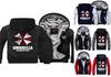 Resident Hot Evil Biohazard Umbrella Thicken Jacket Sweater Winter Coat Hoodies