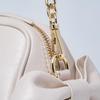 JILL STUART Pecotto JSLH5ES1 Ivory Shoulder Bag Ribbon Design Vintage Feminine Women's Handbag Rounded Shape Asymmetrical Ribbons Japan