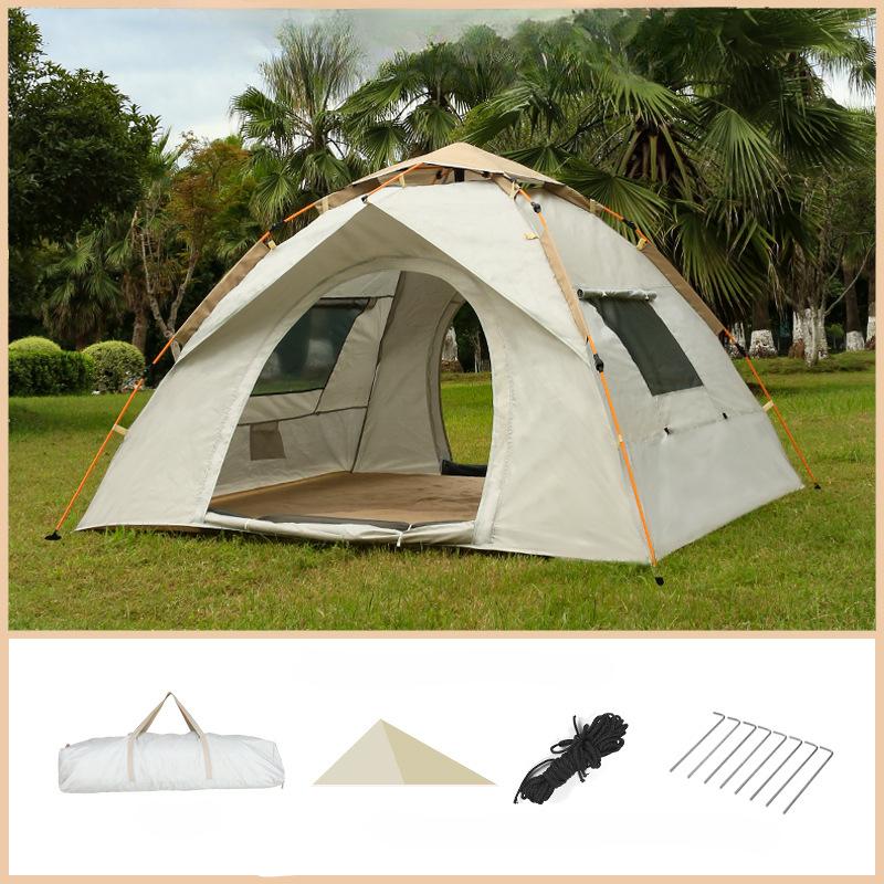 

Палатка для улицы, кемпинга, пляжа, кемпинга, автоматическая, для 3-4 человек, портативная, складная, быстро открывающаяся, защита от солнца, ветрозащитная 220*200*145CM
