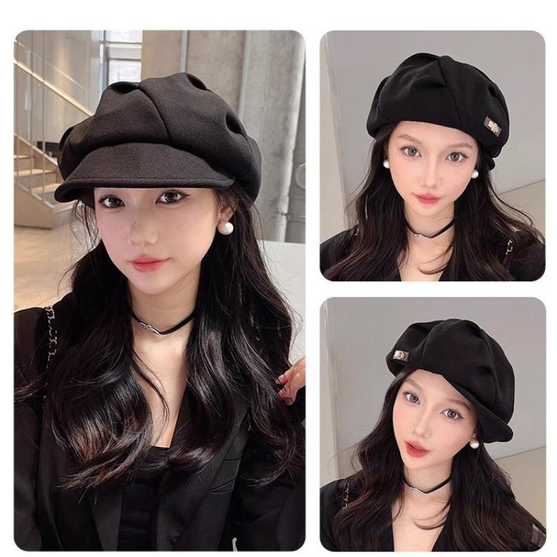Autumn and winter fashion versatile retro painter hat casual temperament beret british cloud hat women