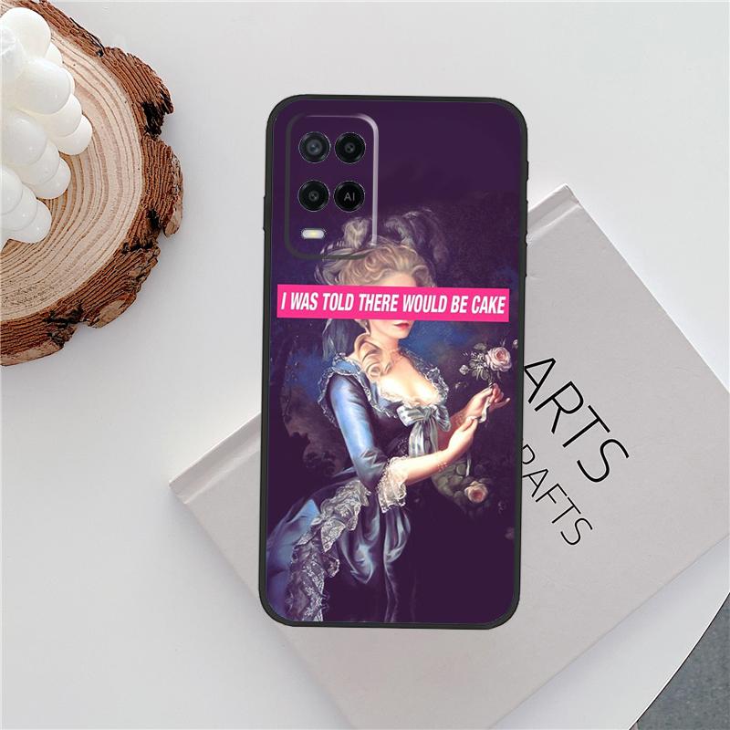 Marie Antoinette Case For Oppo A15 A80 A60 A40 A94 A54 A98 A78 A18 A38 A58 A16 A76 A96 A17 A77 A74 A57S Cover