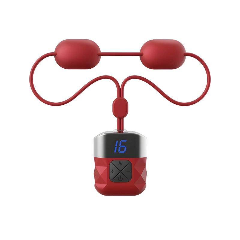 Neck Massagers with Heat,Electric Pulse Neck Massagers for Pains Relief,Mini Hanging Massage Device for Women Men Gift 1
