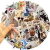 10/30/50Pcs Cartoon Cats Dogs Meme Transparent Sticker Diy Phone Laptop Luggage Skateboard Graffiti Decals Fun For Gift