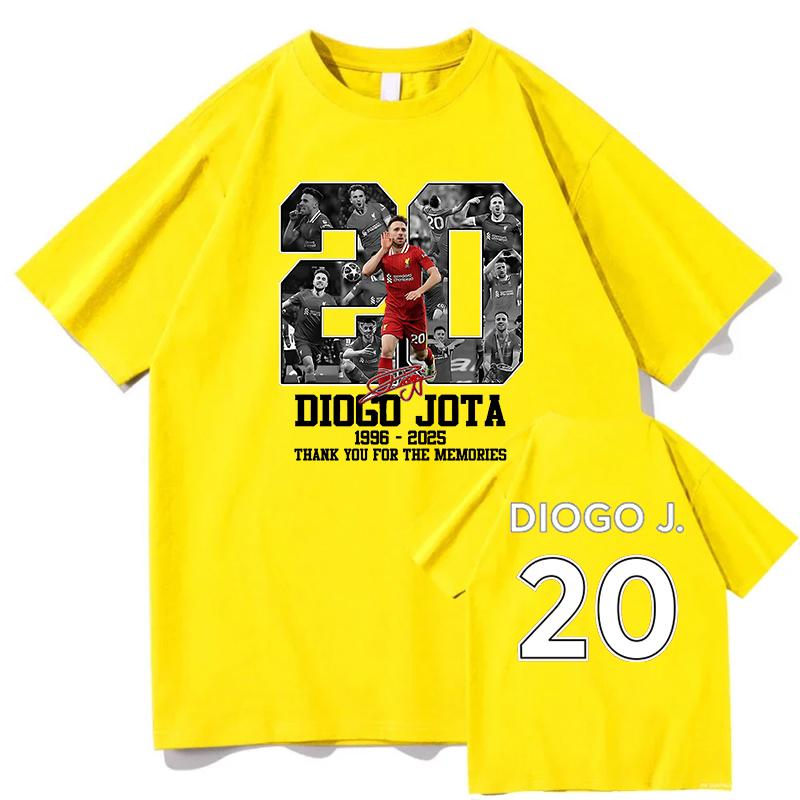 Diogo Jota Tees Unisex Letter Print Tshirt Summer Cotton Men Women Pure Cotton Tshirts Fashion Unisex Streetwear Hip Hop TShirt