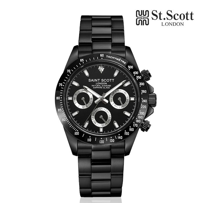 

ST.SCOTT LONDON ST7507MBBB Часы Ted HighEnd с бриллиантами в упаковке
