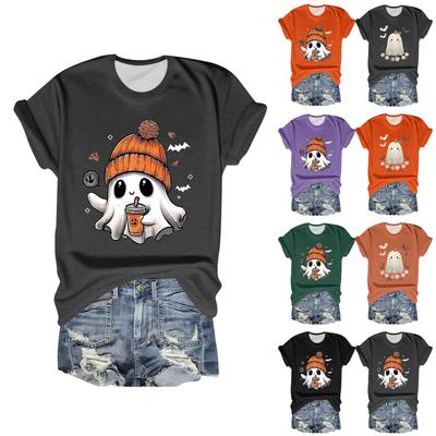 Women's T-shirts, Women's Short-sleeved Tops, Summer Fashion Round Neck Casual Stylish Shirts, Tunic Tops