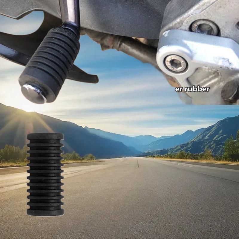 Foot Pedal Kick Start Gear Shifter Lever Accessory - Universal Motorcycle Rubber Pad Tool.