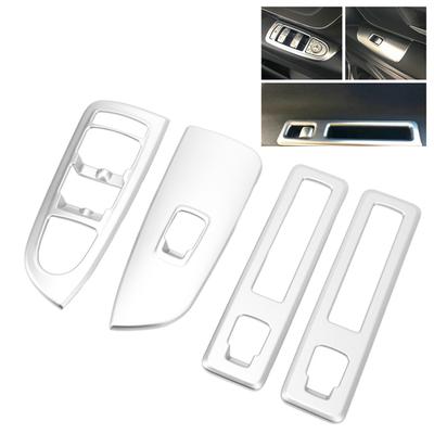 4ks rámeček spínače dveřního okna Matný ochranný rámeček ovládacího panelu spínače okna dveří pro Mercedes-Benz Vito W447