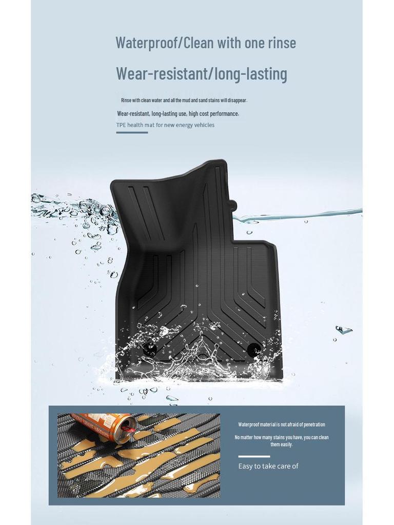 Umweltfreundliche TPE-Fußmatten für 23 NETA GT - Passgenaue Auto- und Kofferraummatten