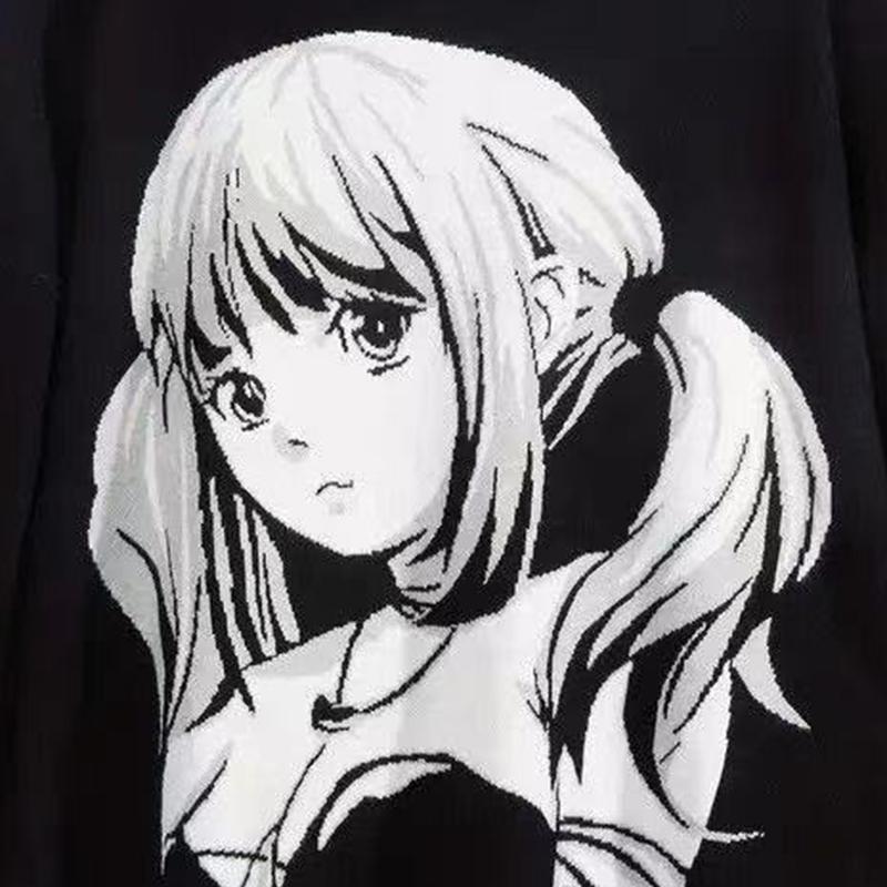 Japanese Anime Girl Pullover