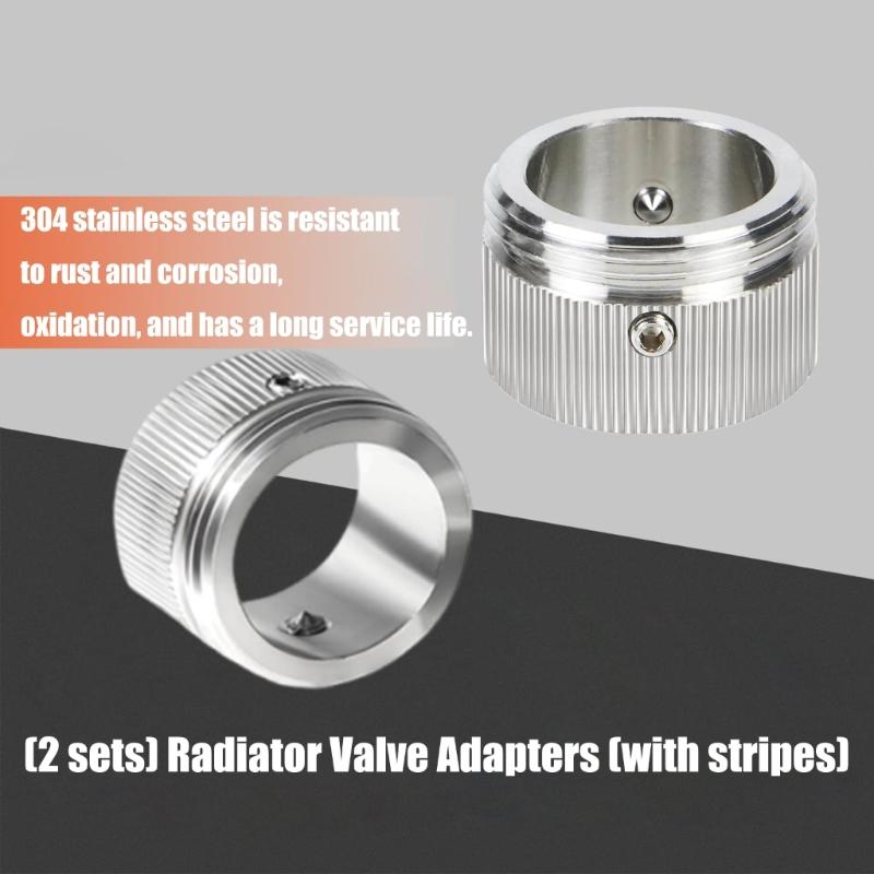  M30x1.5 Thread Heating Thermostat Adapter Stainless Steel Thermostat Adapter