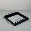 8/10 Slots Magnetic Tape Holder Large Capacity Plastic Card Display Stand Multi-functional Cassette Tape Holder Box