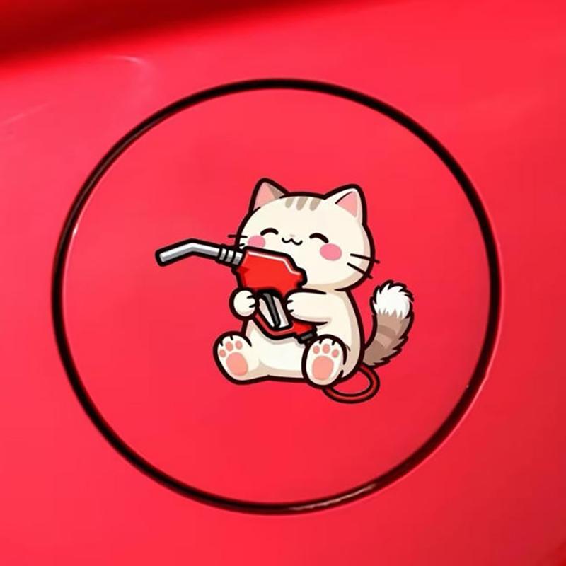 Car Stickers Decal Fuel Gage Empty Stickers Funny Vinyl Car Fuel Tank Cap Sticker