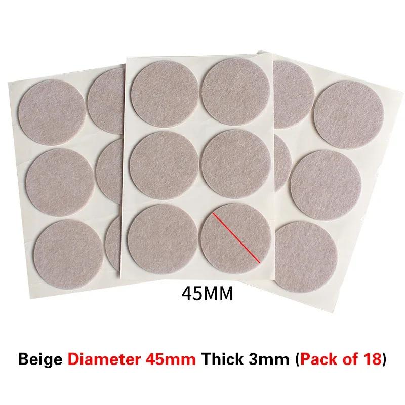 Thickened Self-adhesive Felt Chair Leg Pads Anti Slip Scratch Resistant Noise Resistant Floor Furniture Protection Pads Gaskets