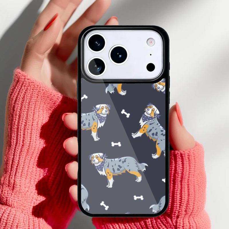 

Чехол для телефона с австралийской овчаркой для iPhone 17 16 15 14 13 Pro Max Задняя крышка для 12 11 Pro Coque iPhone 15 Pro Max