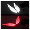 2Pcs Angel Wings Licht Motorrad modifizierte LED dekorative Willkommen Flügel Laser Umgebungsatmosphäre Lampe Projektion 12V 24V