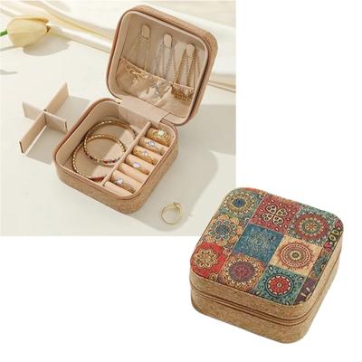 Schmuckhalter Reise-Ohrring-Display-Etui Ring-Aufbewahrungsbox Halsketten-Organizer Reise-Armbandetui Schmuck-Organizer